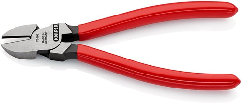 Seitenschneider Länge 160 mm Kopf poliert Kunststoffüberzug KNIPEX – Ansicht 4