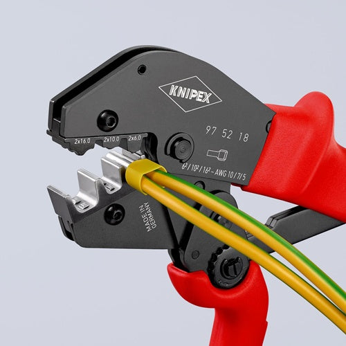 Crimpzange Länge 250 mm 2x6 2x10 2x16 (AWG 2x10 2x7 2x5) mm² KNIPEX – Ansicht 3