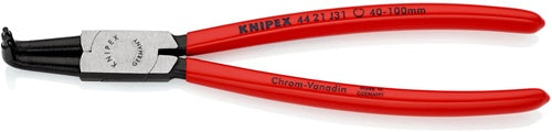 Sicherungsringzange J 31 für Bohrungen Ø 40 - 100 mm poliert KNIPEX