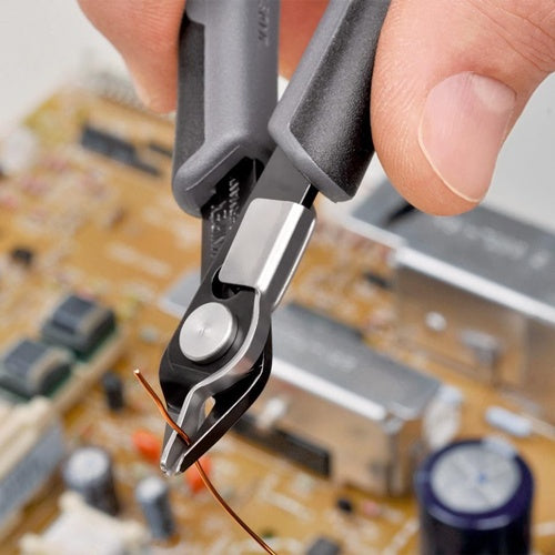 Elektronik-Seitenschneider Super-Knips® Länge 125 mm Form 7 Facette nein brüniert KNIPEX – Ansicht 3