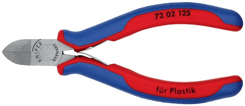 Seitenschneider für Kunststoffe Länge 125 mm gerade Mehrkomponenten-Hüllen KNIPEX – Ansicht 3