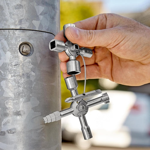 Schaltschrankschlüssel TwinKey® 6 Funktionen mit Magnet Verbindung KNIPEX – Ansicht 5
