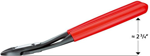 Kraftseitenschneider Länge 200 mm Form 2 Kunststoffüberzug KNIPEX – Ansicht 6