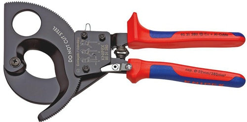 Kabelschneider Gesamtlänge 280 mm max 52 (380 mm²) mm Mehrkomponenten-Hüllen KNIPEX