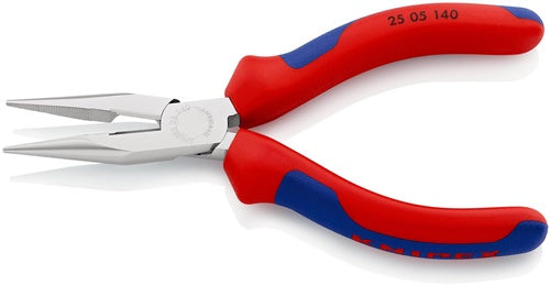 Flachrundzange Länge 140 mm flach/rund gerade Mehrkomponenten-Hüllen KNIPEX – Ansicht 4