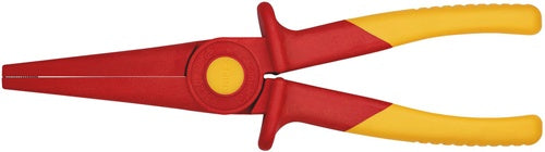 Flachrundzange Gesamtlänge 220 mm Kunststoff glasfaserverstärkt mit weißhkunststoff-Zone KNIPEX