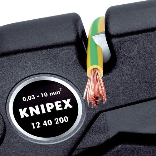 Automatikabisolierzange Länge 200 mm 003 - 10 (AWG 32 - 7) mm² KNIPEX – Ansicht 4