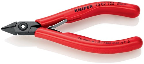 Elektronik-Seitenschneider Länge 125 mm Form 0 Facette ja KNIPEX – Ansicht 4