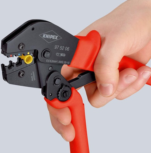Crimpzange Länge 250 mm 10 / 16 / 25 (AWG 7 / 5 / 3) mm² KNIPEX – Ansicht 6