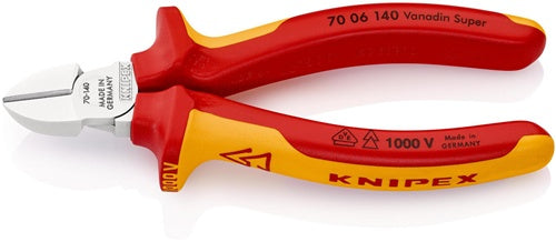 Seitenschneider Länge 140 mm VDE Mehrkomponenten-Hüllen KNIPEX