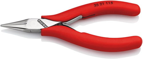 Elektronik-Greifzange Gesamtlänge 115 mm flachbreite Backen Form 2 Kunststoffüberzug KNIPEX