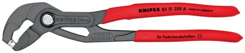 Federbandschellenzange Gesamtlänge 250 mm Kapazität max 70 mm Einstellungen 25 Kunststoffüberzug KNIPEX – Ansicht 4