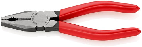 Kombizange Länge 160 mm poliert Kunststoffüberzug KNIPEX