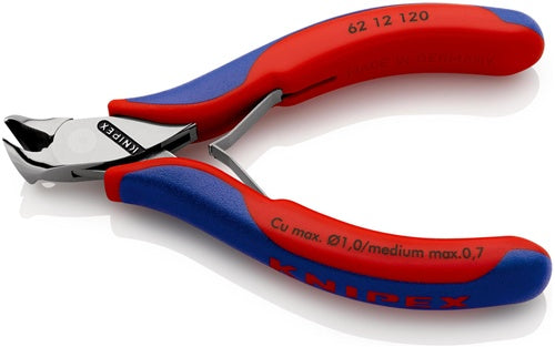 Elektronik-Schrägschneider Länge 120 mm Facette nein poliert KNIPEX – Ansicht 4