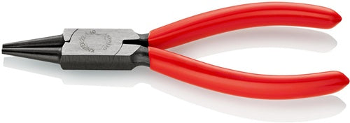 Rundzange Länge 140 mm Kopf poliert Kunststoffüberzug KNIPEX