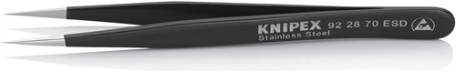Präzisionspinzette Länge 110 mm gerade fein rostfrei antimagn elektr ableitend KNIPEX