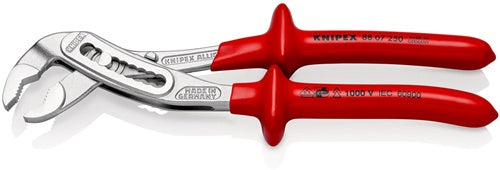 Wasserpumpenzange Alligator® Länge 250 mm Spannweiße 46 mm verchromt VDE tauchisoliert KNIPEX – Ansicht 4