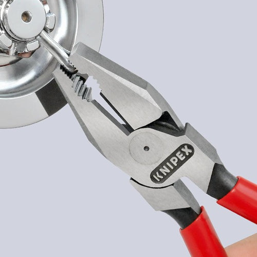 Kraftkombizange Länge 180 mm verchromt Mehrkomponentenhüllen KNIPEX – Ansicht 5