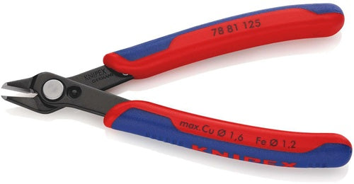 Elektronik-Seitenschneider Super-Knips® Länge 125 mm Form 8 Facette ja, sehr klein brüniert KNIPEX – Ansicht 3