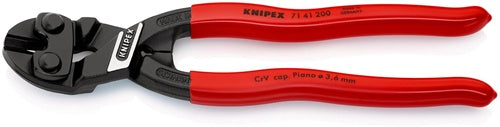 Kompaktbolzenschneider CoBolt® Länge 200 mm Kunststoffüberzug 20 ° 36 mm mit Aussparung weißh 6 mm mittel 52 mm hart 4 mm