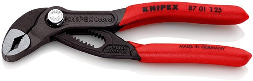 Wasserpumpenzange Cobra® Länge 125 mm Spannweiße 27 mm poliert Kunststoffüberzug KNIPEX