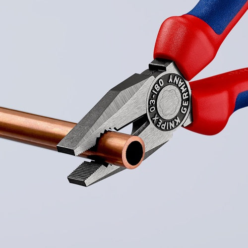 Kombizange Länge 180 mm poliert Mehrkomponentenhüllen KNIPEX – Ansicht 4