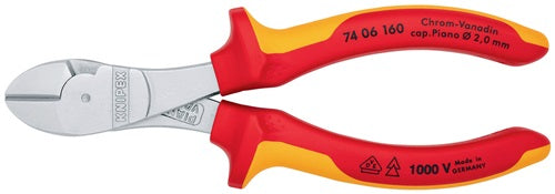Kraftseitenschneider Länge 160 mm VDE Form 0 Mehrkomponenten-Hüllen KNIPEX – Ansicht 4
