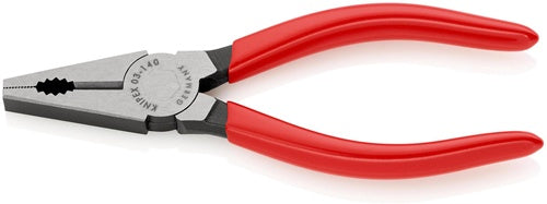 Kombizange Länge 140 mm poliert Kunststoffüberzug KNIPEX