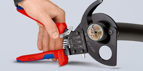Kabelschneider Gesamtlänge 280 mm max 52 (380 mm²) mm Mehrkomponenten-Hüllen KNIPEX – Ansicht 4