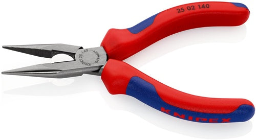 Flachrundzange Länge 140 mm flach/rund gerade poliert Mehrkomponenten-Hüllen KNIPEX – Ansicht 4