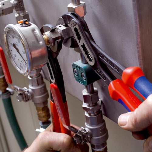 Wasserpumpenzange Alligator® Länge 250 mm Spannweiße 46 mm poliert Mehrkomponenten-Hüllen KNIPEX – Ansicht 4