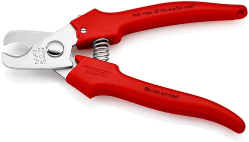 Kabelschere Länge 165 mm Kopf poliert Kunststoff umspritzt KNIPEX – Ansicht 4