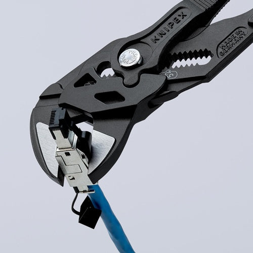 Zangenschlüssel Länge 250 mm schwarz atramentiert Spannweiße 52 mm Mehrkomponenten-Hüllen KNIPEX – Ansicht 6