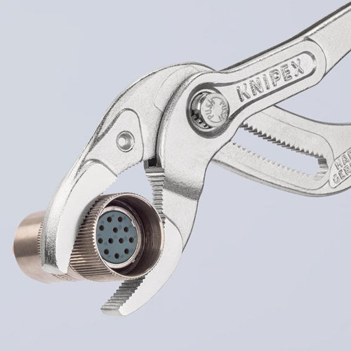 Syphon-/Connectorenzange Länge 250 mm Spannweiße 25 - 80 mm verchromt KNIPEX – Ansicht 4