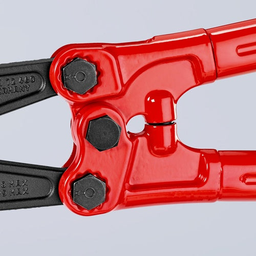 Bolzenschneider Länge 460 mm Mehrkomponenten-Hüllen weißh 8 mm mittel 6 mm hart 5 mm KNIPEX – Ansicht 4