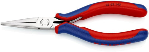 Elektronik-Greifzange Gesamtlänge 145 mm flachrunde Backen Form 6 Mehrkomponenten-Hüllen KNIPEX