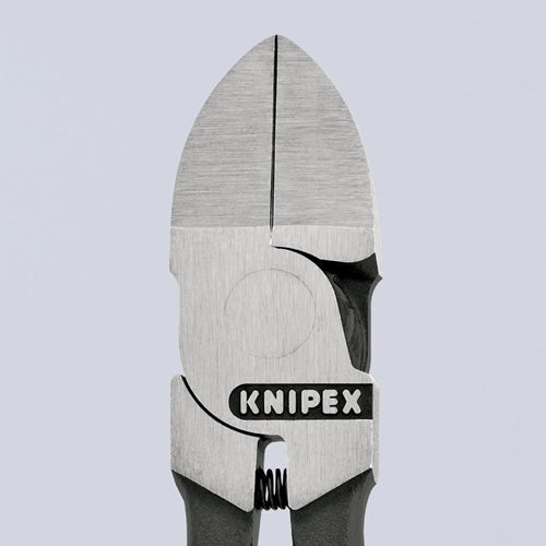 Seitenschneider für Kunststoffe Länge 160 mm Kopf poliert gerade Kunststoffüberzug KNIPEX – Ansicht 6