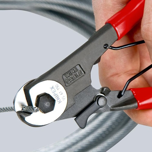 Bowdenzugschneider Gesamtlänge 150 mm Drahtseil-Ø 3 mm poliert Kunststoffüberzug KNIPEX – Ansicht 5