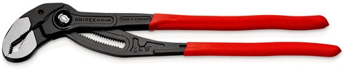 Rohr- und Wasserpumpenzange Cobra® Länge 400 mm Spannweiße 95 mm poliert Kunststoffüberzug KNIPEX