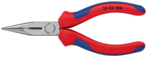 Flachrundzange Länge 140 mm flach/rund gerade poliert Mehrkomponenten-Hüllen KNIPEX – Ansicht 3