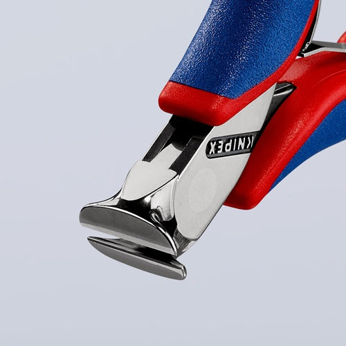 Elektronik-Vornschneider Länge 115 mm Form 0 Facette ja spiegelpoliert Mehrkomponenten-Hüllen KNIPEX – Ansicht 5