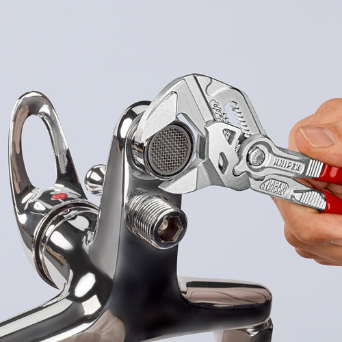 Zangenschlüssel Länge 180 mm Spannweiße 40 mm verchromt Kunststoffüberzug KNIPEX – Ansicht 3