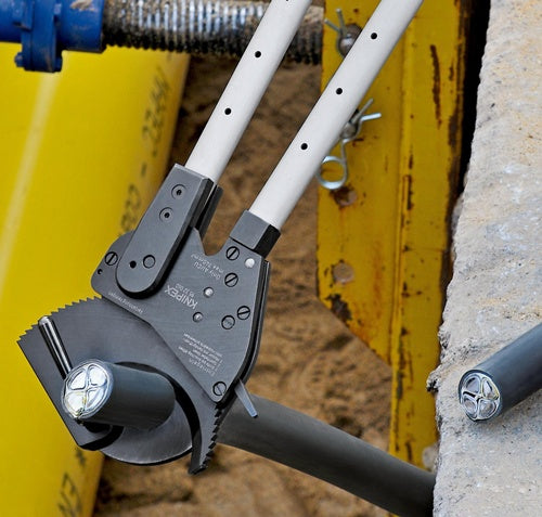 Kabelschneider Gesamtlänge 680 mm 100 (960 mm²) mm brüniert Mehrkomponenten-Hüllen KNIPEX – Ansicht 3