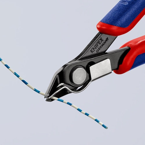 Elektronik-Seitenschneider Super-Knips® Länge 125 mm Form 8 Facette ja sehr klein brüniert KNIPEX – Ansicht 6