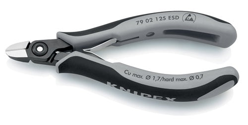 Präzisions-Elektronik-Seitenschneider L125mm Form 0 Facette jasehr kl ESD – Ansicht 5