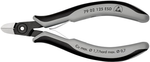 Präzisions-Elektronik-Seitenschneider L125mm Form 0 Facette jasehr kl ESD