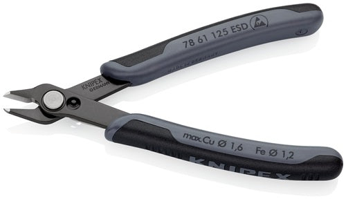 Elektronik-Seitenschneider Super-Knips® Länge 125 mm Form 6 Facette nein brüniert KNIPEX – Ansicht 5