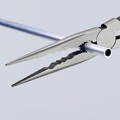 Montierzange Länge 280 mm poliert Kunststoffüberzug Spitze gerade KNIPEX – Ansicht 5