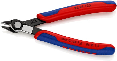Elektronik-Seitenschneider Super-Knips® Länge 125 mm Form 8 Facette ja sehr klein brüniert KNIPEX – Ansicht 4