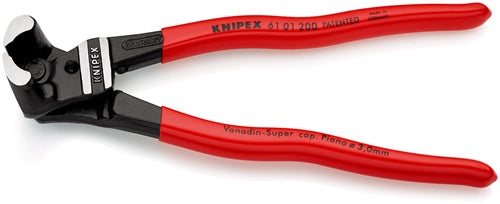 Bolzenvornschneider Gesamtlänge 200 mm Kopf poliert Kunststoffüberzug KNIPEX – Ansicht 4